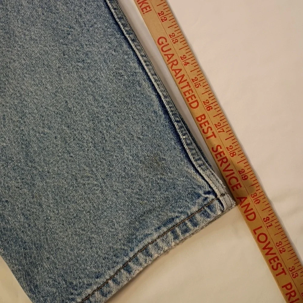 Vtg Levi's 550 Jeans Mens 36x30 Blue Relaxed Faded Orange Tab‎ Cotton Denim 90s